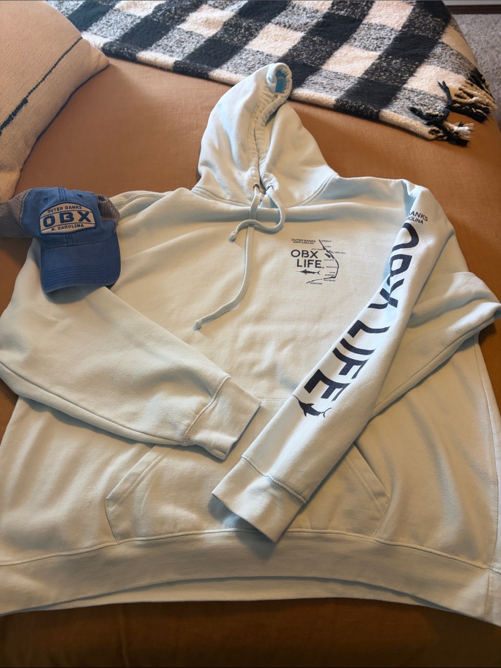 Outer Banks hoodie and SnapBack dad hat bundle